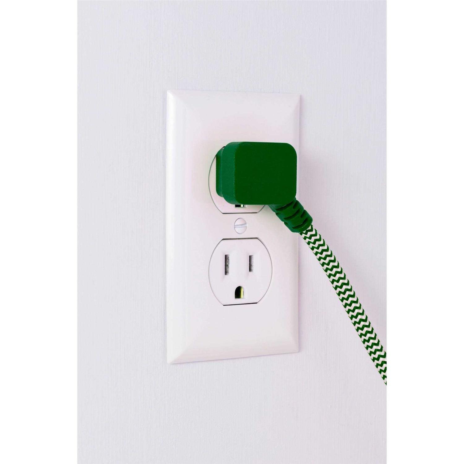 Philips Heavy-Duty Grounded 3-Outlet T-Tap Green - Inhomebuy