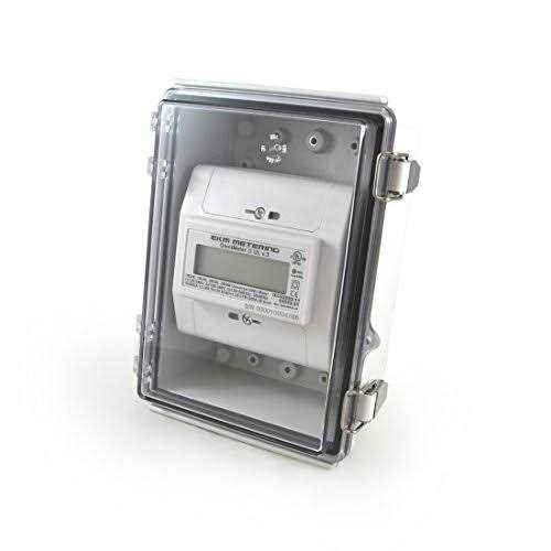 Watertight Enclosure | Hinged & Latching Lid | UL Listed | 6.7” x 10.63” x 4.33 | 35mm DIN Rail Included | NEMA 4X Electrical Box | Model EKM-172711 - Inhomebuy