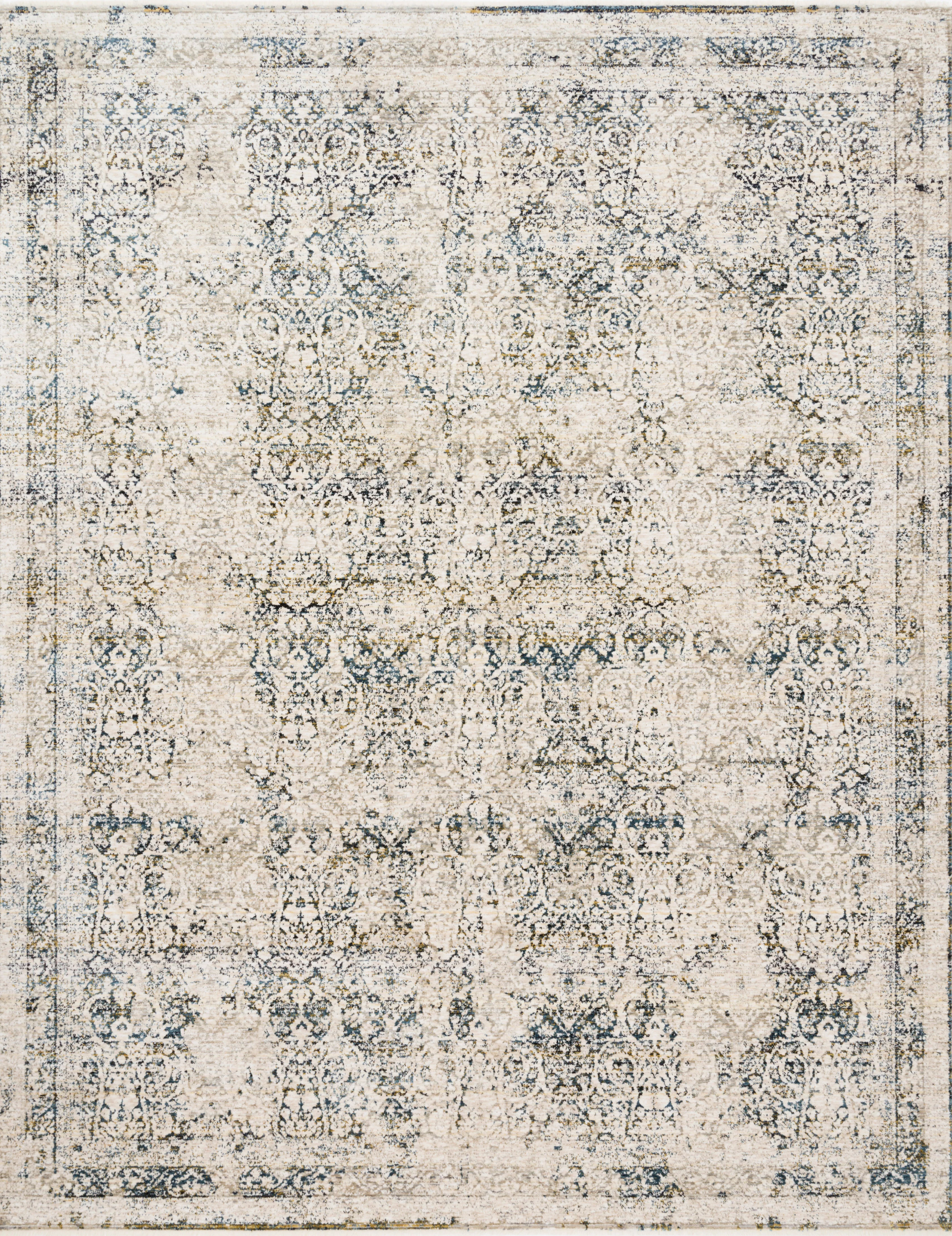 Loloi Rugs Theia Collection Rug in Natural, Ocean - 6'7