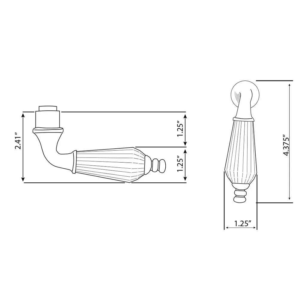 Nostalgic Warehouse Craftsman Plate Privacy Parlor Lever - Inhomebuy