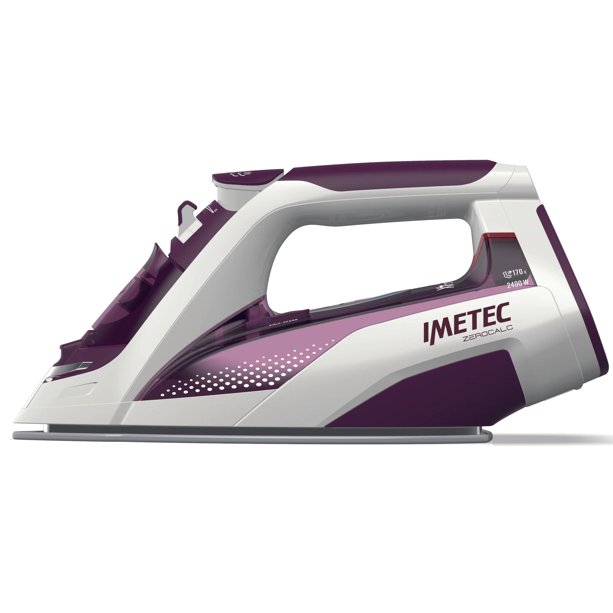 Imetec Steam Iron , 4X Zero Calc Z3 3900, 2400W, 170G , Glide Ceramic - Inhomebuy