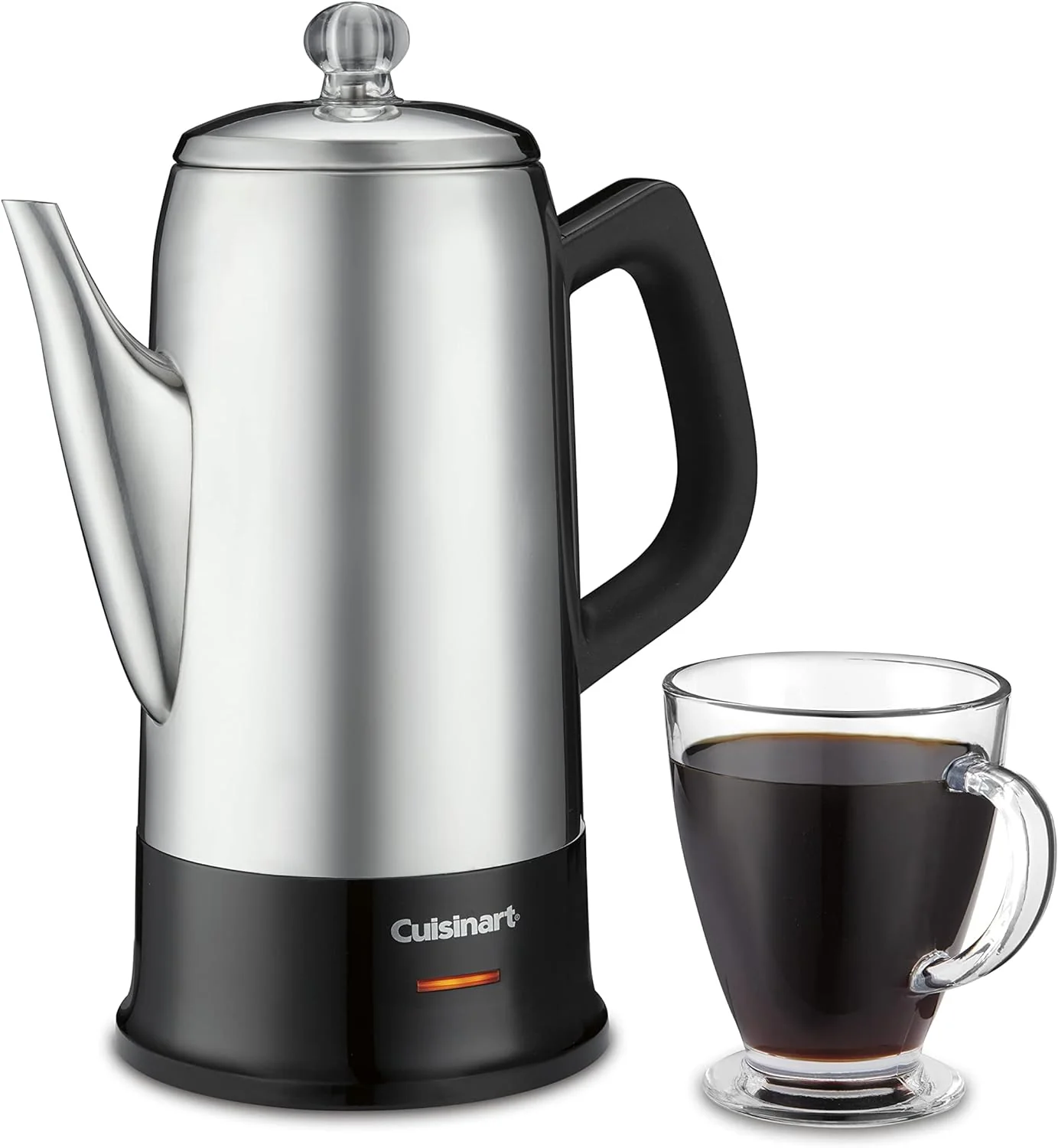 Cuisinart Coffee Percolator: 12 cup, Polished Stainless Steel | PRC-12NC - Inhomebuy