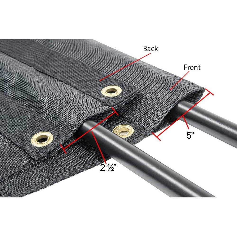 Mytee Products Dump Truck & Trailer Tarp Kit PVC Double Pocket Mesh Tarp - Inhomebuy