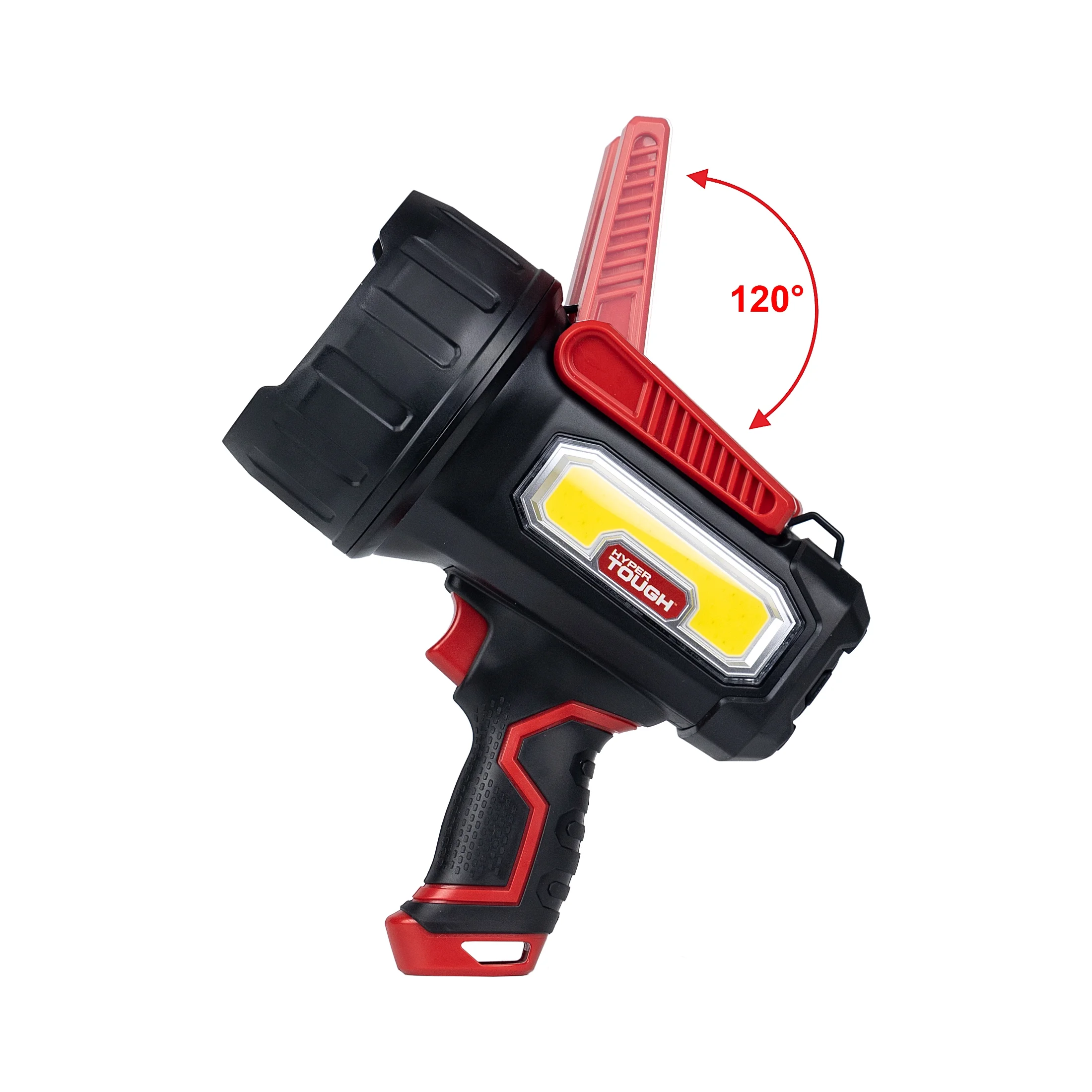 Hyper Tough 1800 Lumens Led Spotlight with Power Bank Function & Plastic Body - Inhomebuy