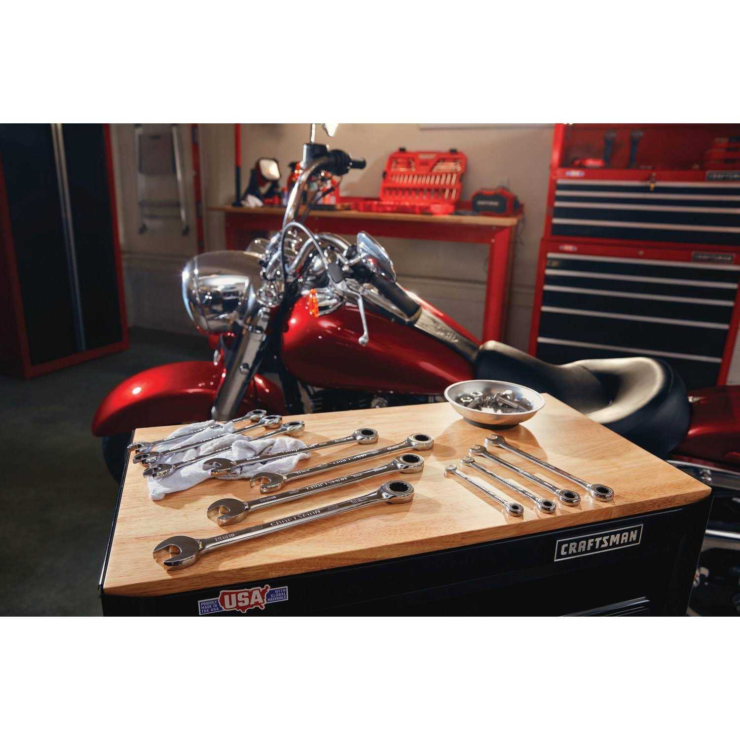 Craftsman 11 Piece 1/4 Drive Metric 6 Point Deep Socket Set - Inhomebuy