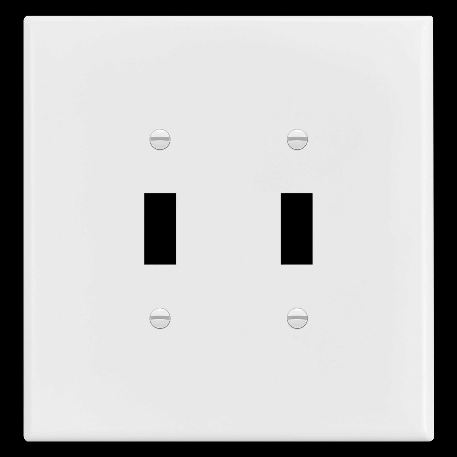 Enerlites Double Paddle Rocker Decorator Switch Ground Terminal - Inhomebuy