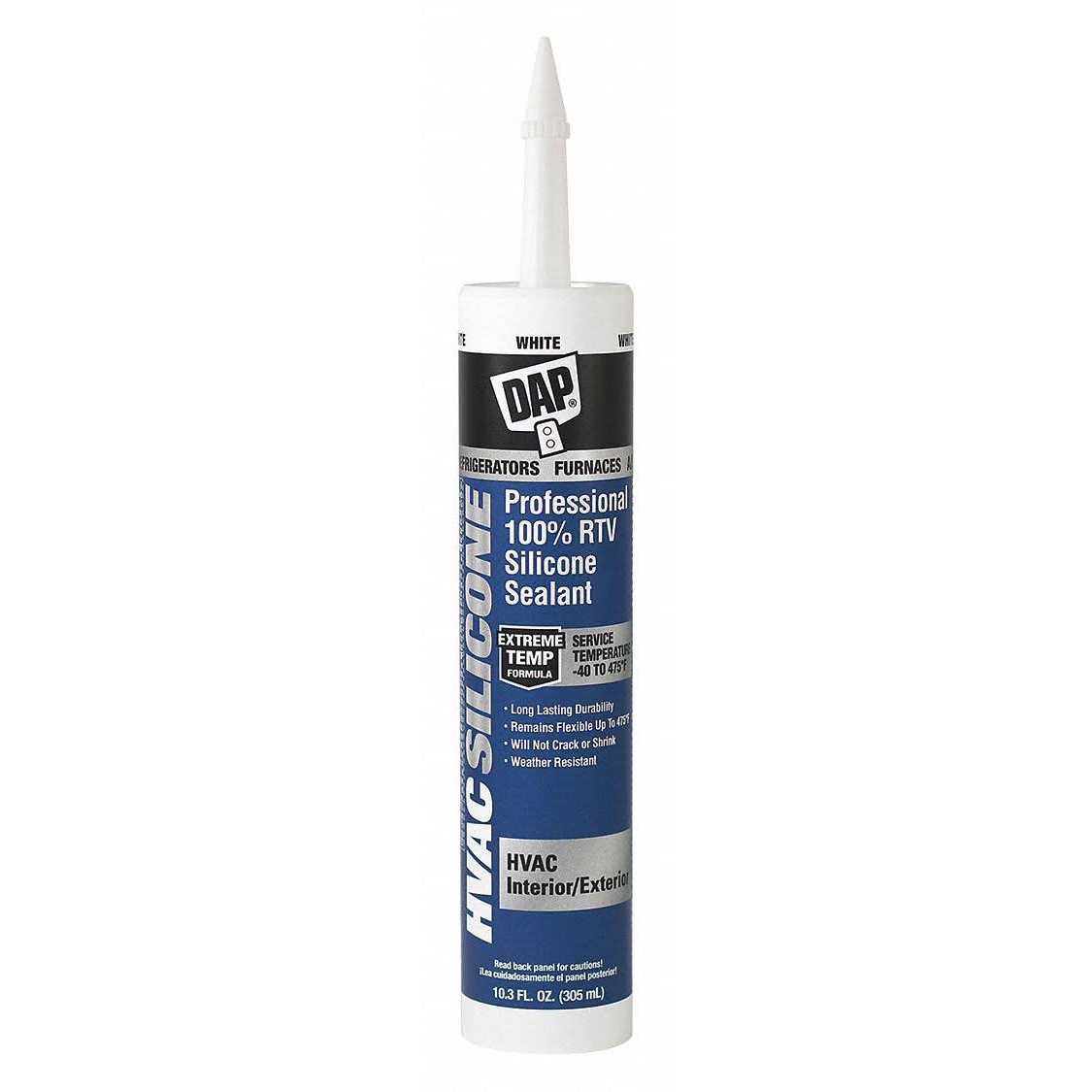 Dap HVAC Silicone 100% RTV Silicone Sealant 10.3 oz - Inhomebuy