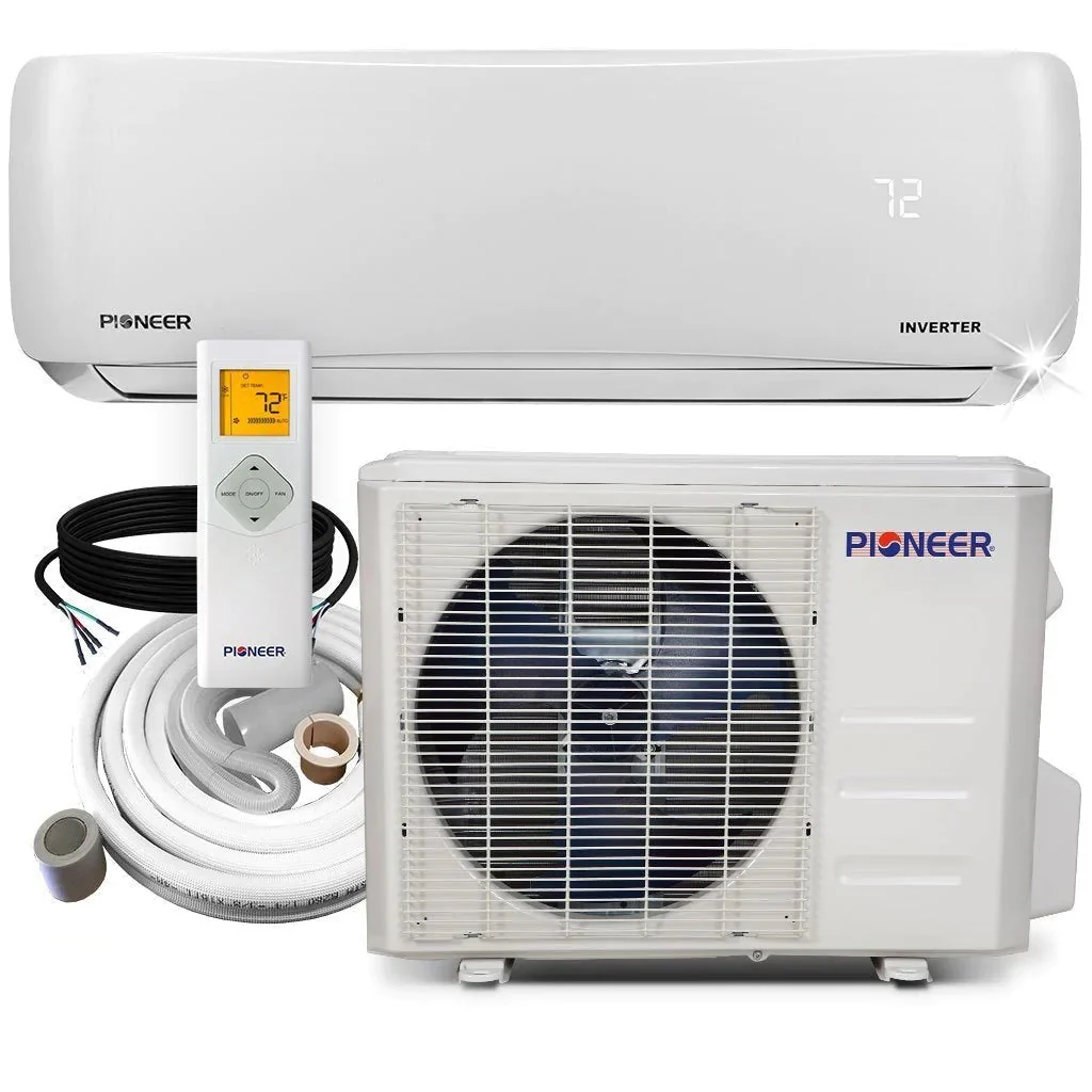 Pioneer® 12,000 BTU 21.5 SEER Ductless Mini-Split Inverter++, WYS012AMFI22RL-25 - Inhomebuy