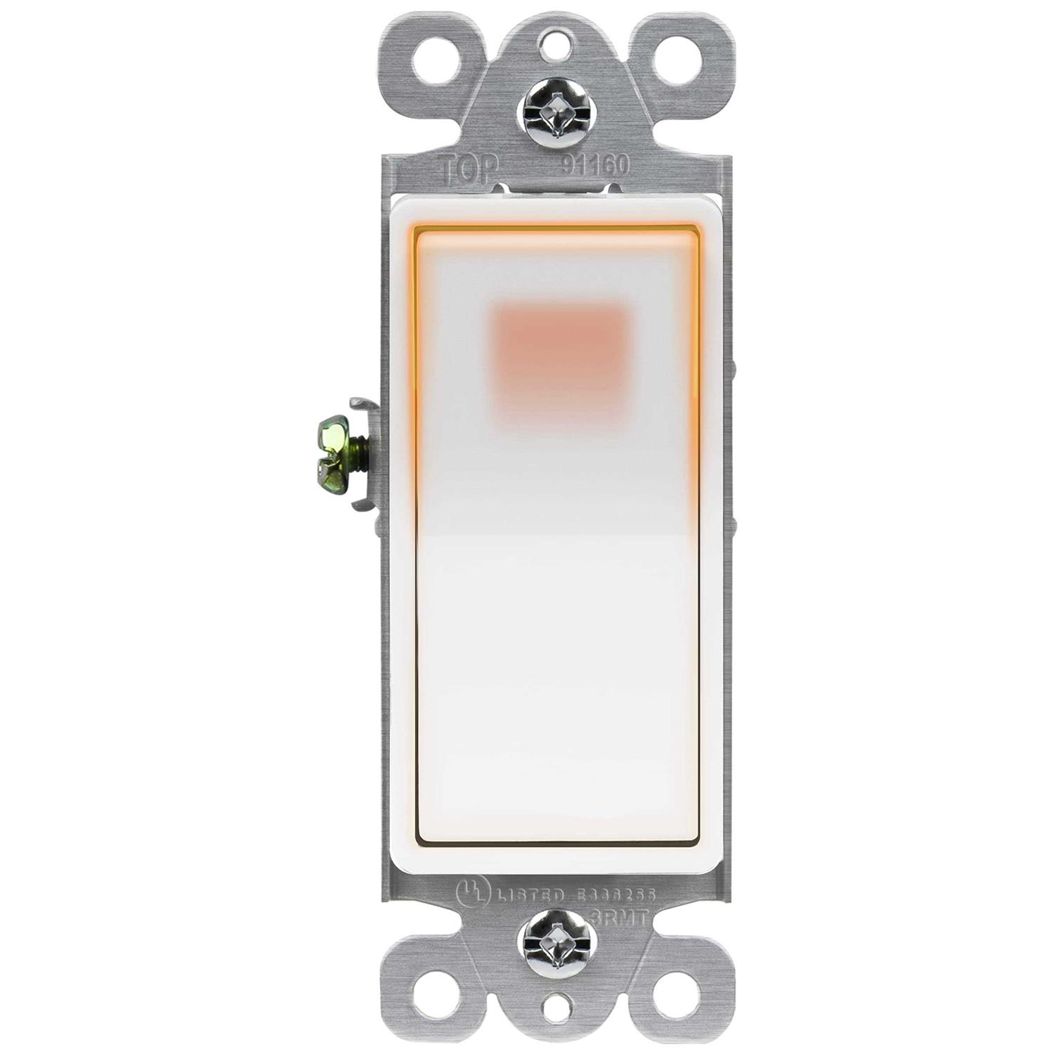 Enerlites 880121-W 2-Gang One Blank - Inhomebuy