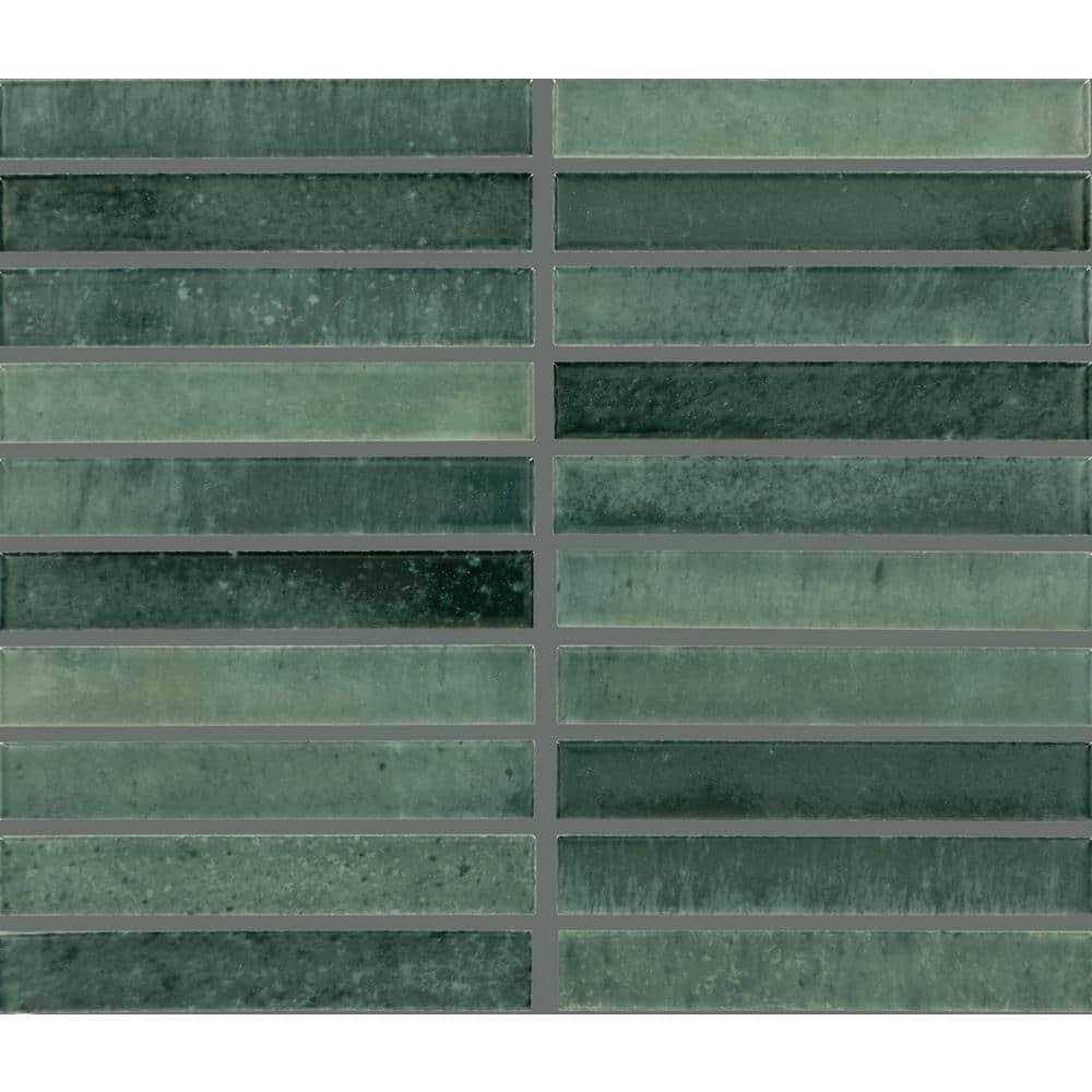 Daltile Miramo 10 in. x 12 in. Glazed Ceramic Straight Joint Mosaic Tile - Inhomebuy