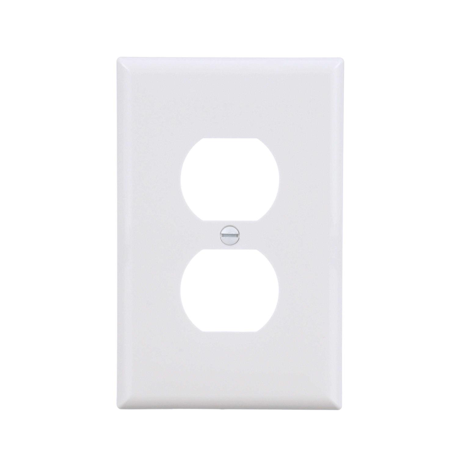 Eaton 1-Gang Midsize Decorator Wall Plate PJ26W-F-LW - Inhomebuy