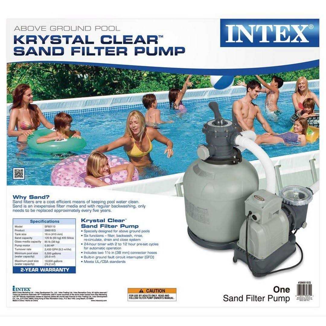 Intex 1500 GPH Pool Pump - Inhomebuy