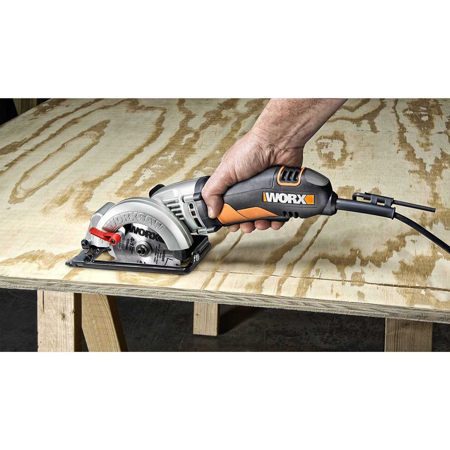 Worx Wx429l Amp Worxsaw Compact Circular Saw - Inhomebuy