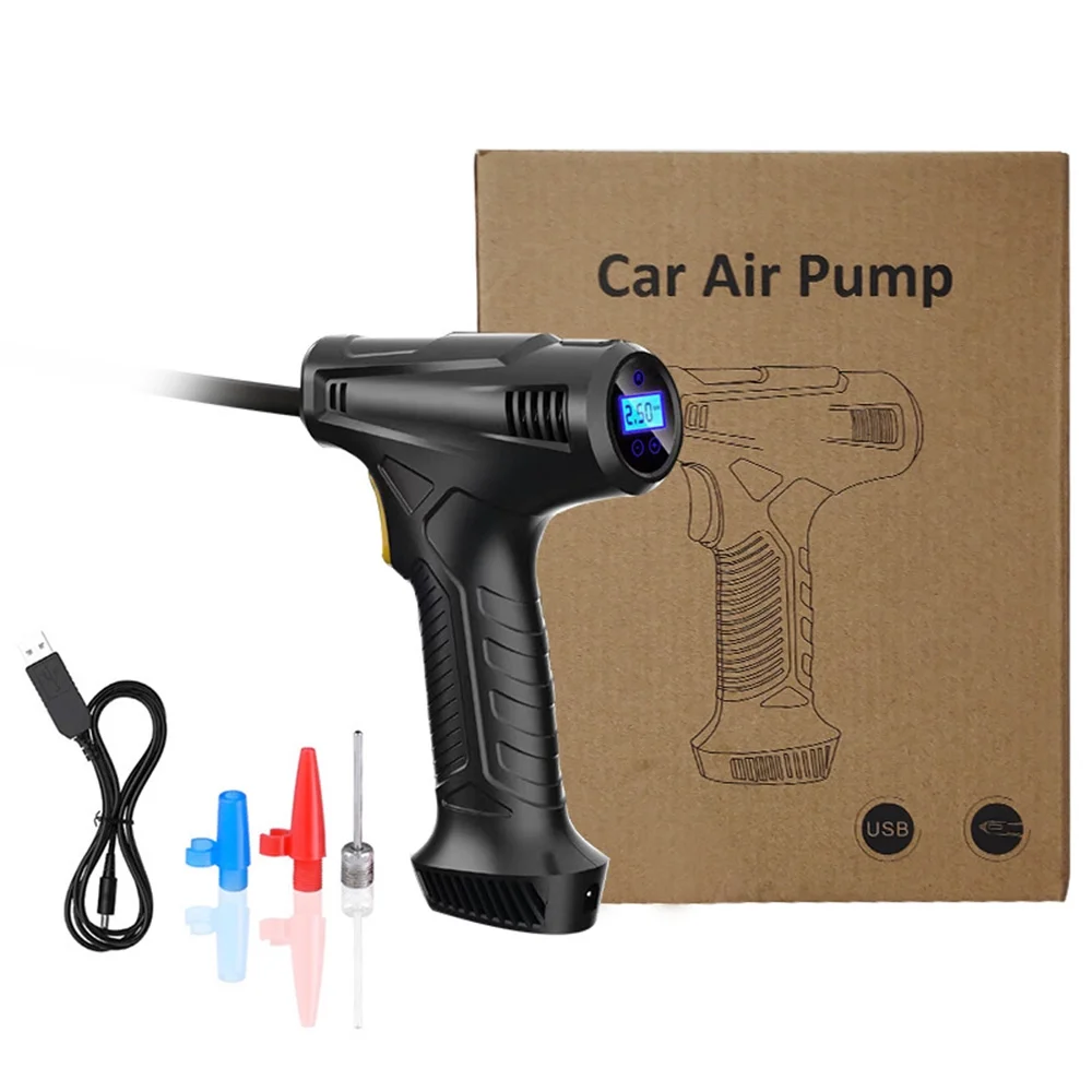 Swtroom Tire Inflator Portable Air Compressor, 150 PSI Car Tire Pump with Digital LED Light DC 12V Electric Car Air Pump for Car Tires and Other Inflatables - Inhomebuy