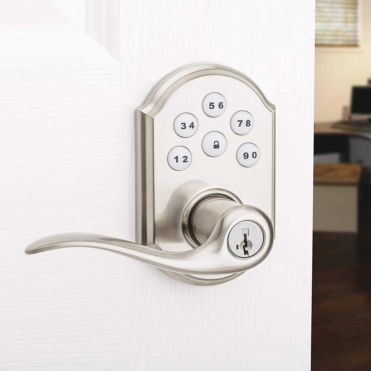 Kwikset SmartCode 270 Keyless Electronic Touchpad Deadbolt Auto Door Lock - Inhomebuy