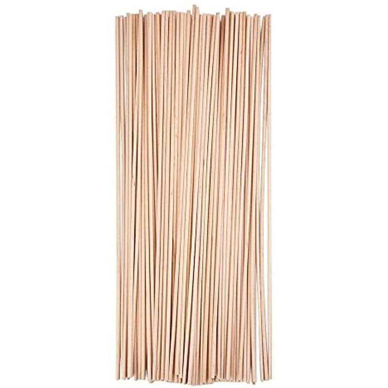 EBOOT Unfinished Natural Wood Craft Dowel Rods 100 Pack - Inhomebuy