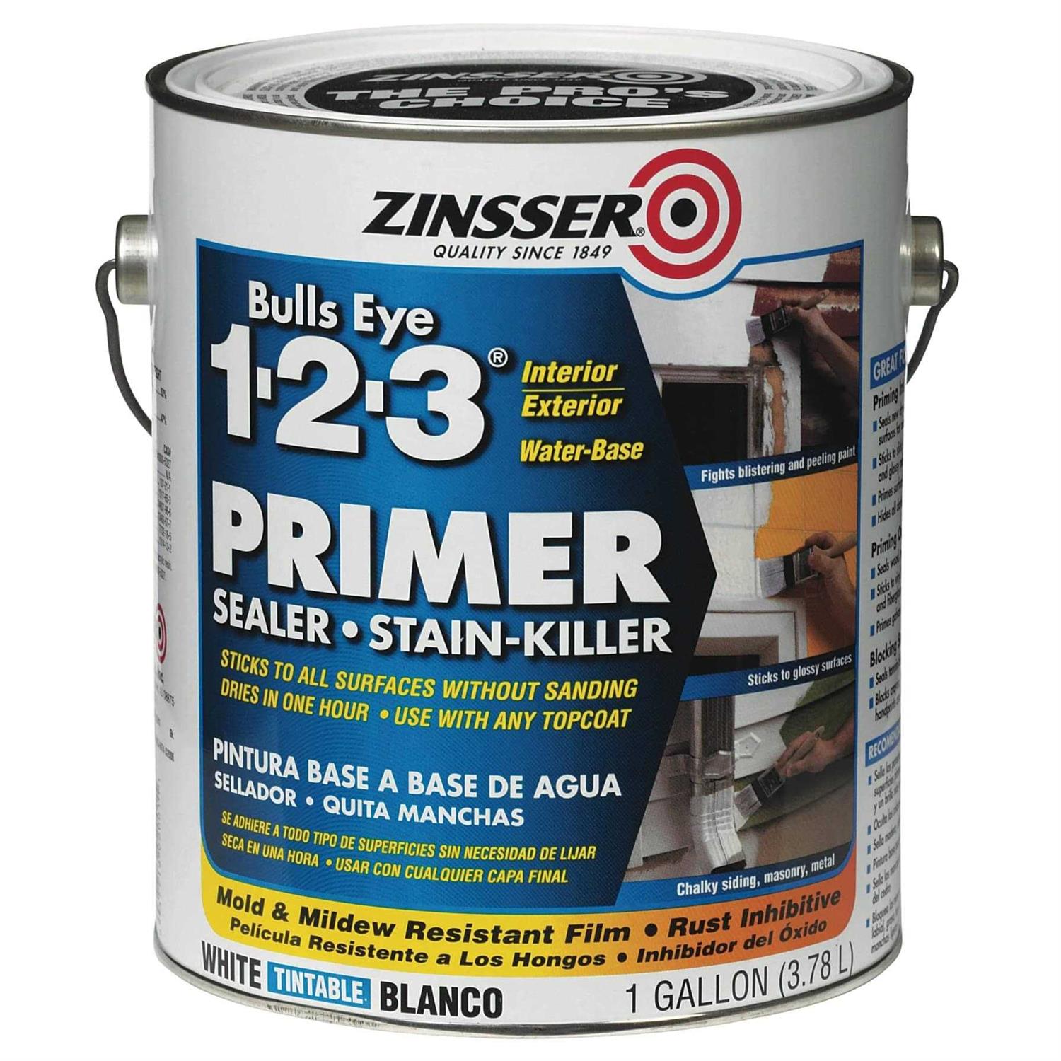 Zinsser Bulls Eye 1-2-3 Plus Primer Spray - Inhomebuy