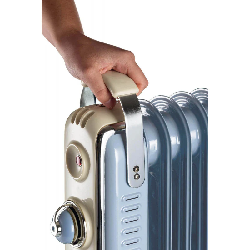 Vintage Oil Radiator 7fins 1500W BLUE - Inhomebuy