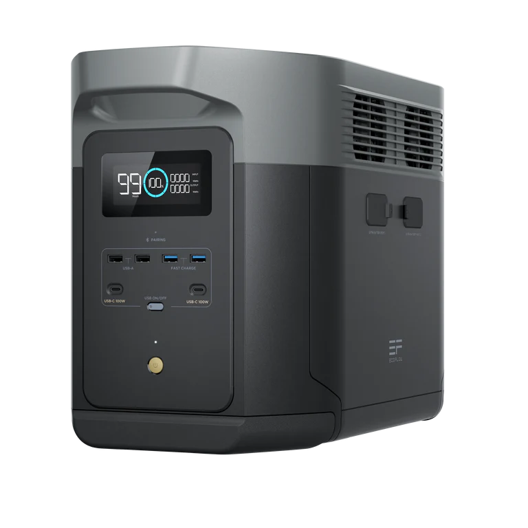 EcoFlow Package - DELTA 2 Max Portable Power Station (2048Wh) and Bag - Inhomebuy