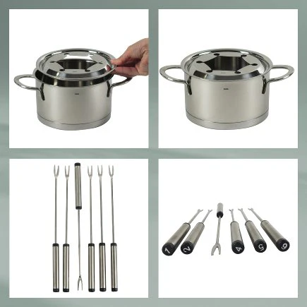 Fondue Set Cailin 10 Pcs - Inhomebuy