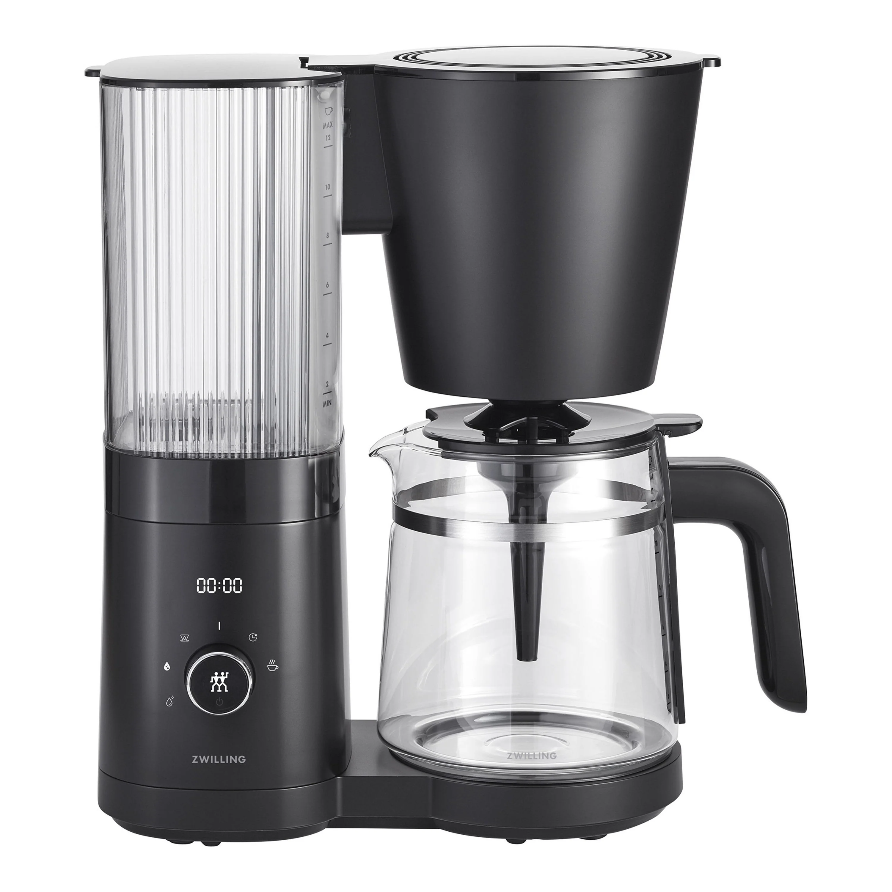 ZWILLING Glass Drip Coffee Maker in Black, Enfinigy Series - Inhomebuy