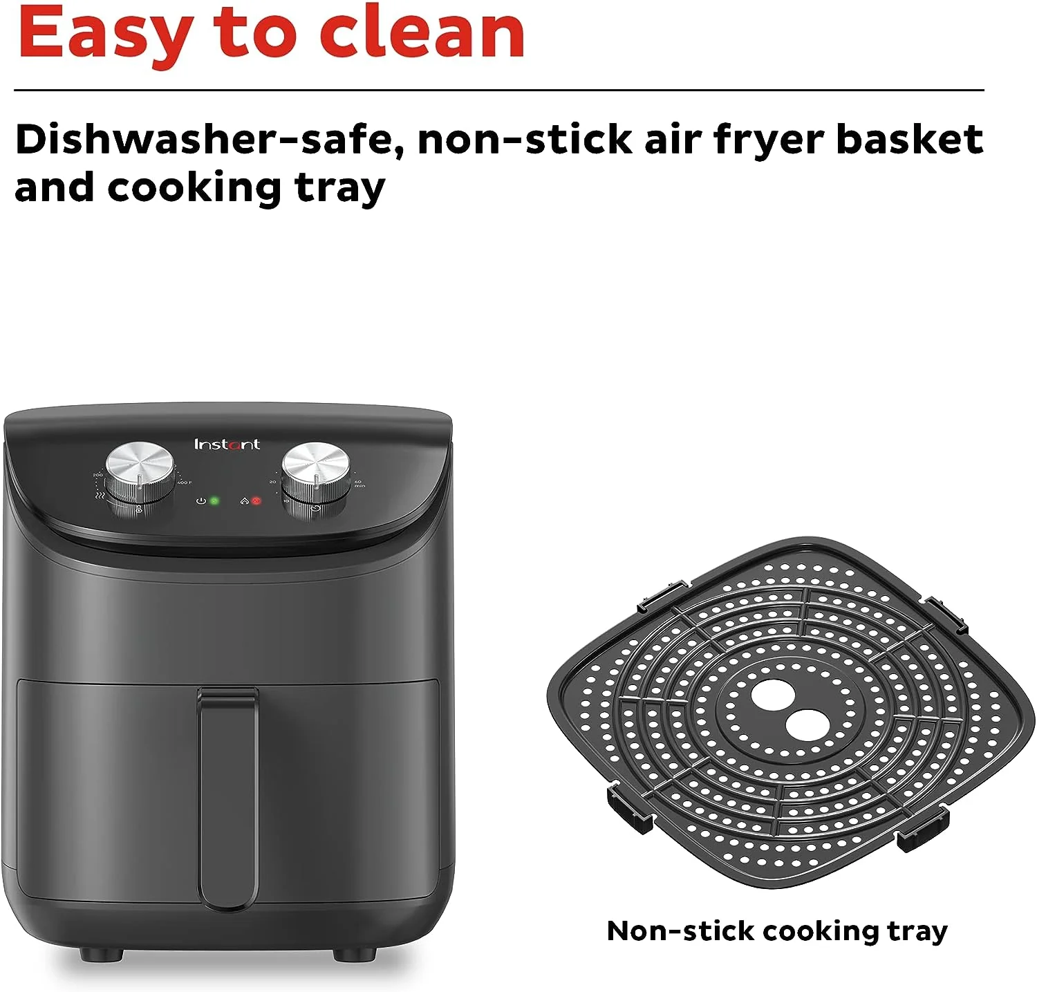 Instant Pot | 140-3135-01 | Instant® Essentials Air Fryer, 4Qt - Inhomebuy