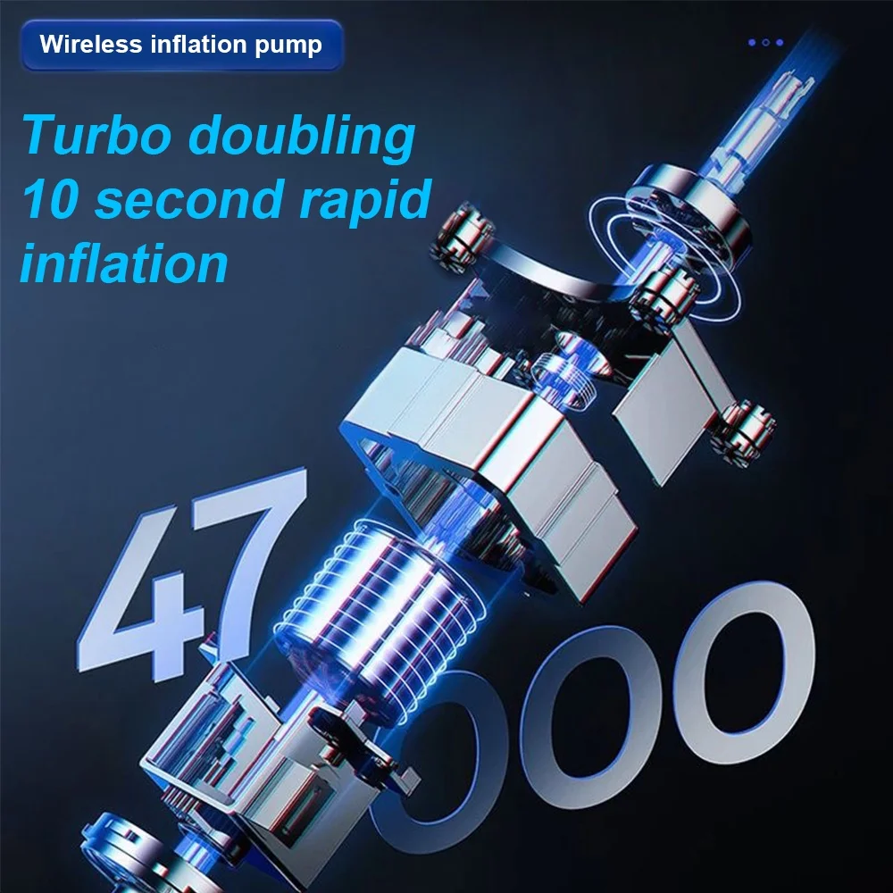 Swtroom Tire Inflator Portable Air Compressor, 150 PSI Car Tire Pump with Digital LED Light DC 12V Electric Car Air Pump for Car Tires and Other Inflatables - Inhomebuy