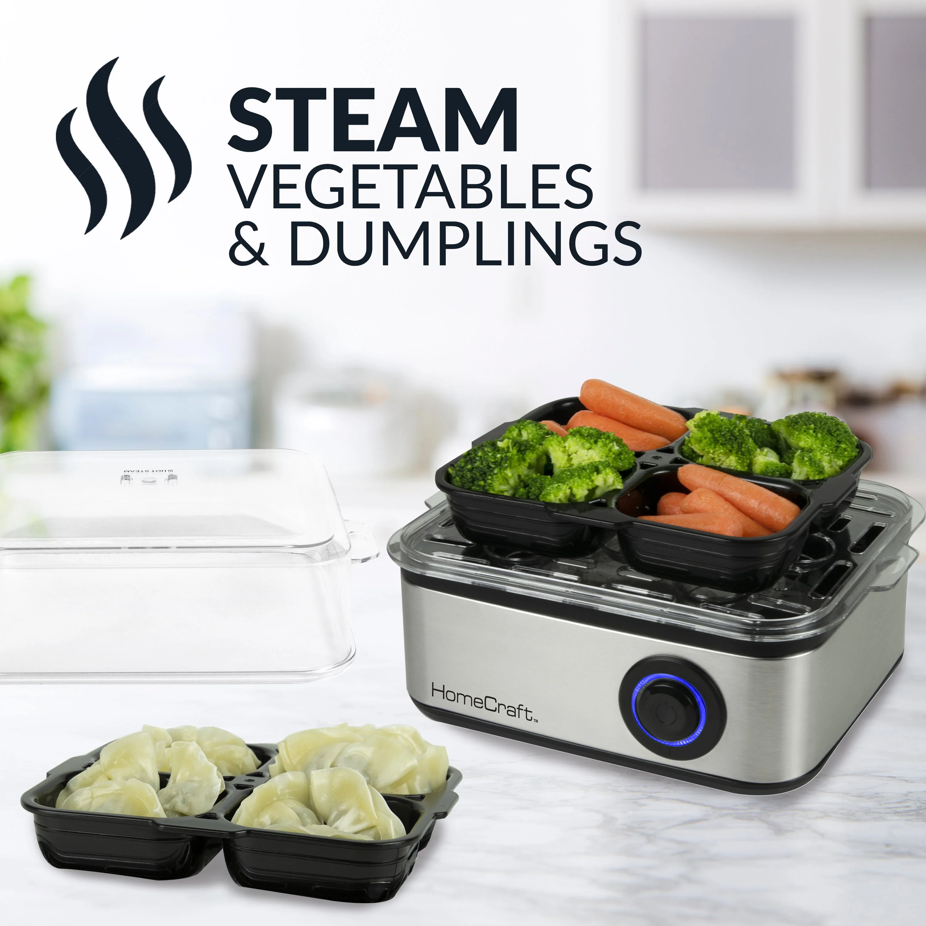 HomeCraft 8-Egg Cooker with Buzzer - Inhomebuy