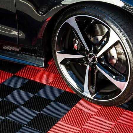 Nitro Mat Snap-Together 12 x 12 Garage Flooring Tile FlooringInc - Inhomebuy