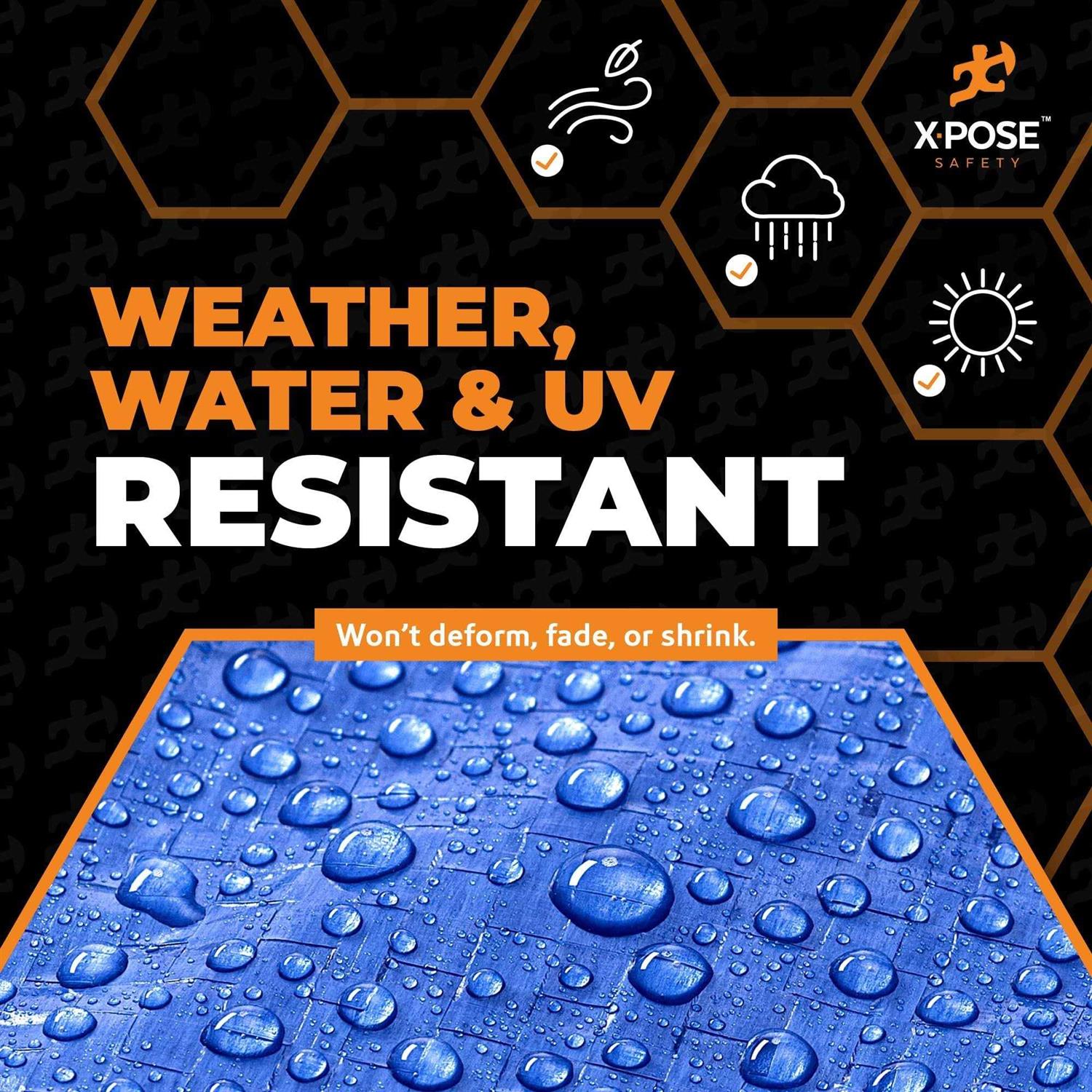 Xpose Safety Poly Tarp Multipurpose Protective Cover - Inhomebuy