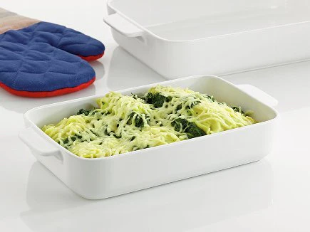 Casserole dish Ester 34.5 cm - White - Inhomebuy