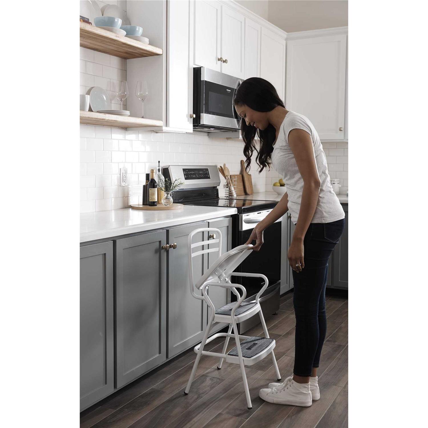Cosco Retro Counter Chair/Step Stool - Inhomebuy