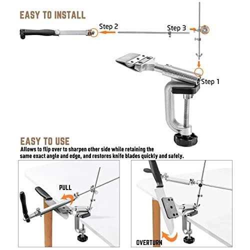 MOVIRON RUIXIN PRO RX-008 Professional Knife Sharpener Whetstones - Inhomebuy