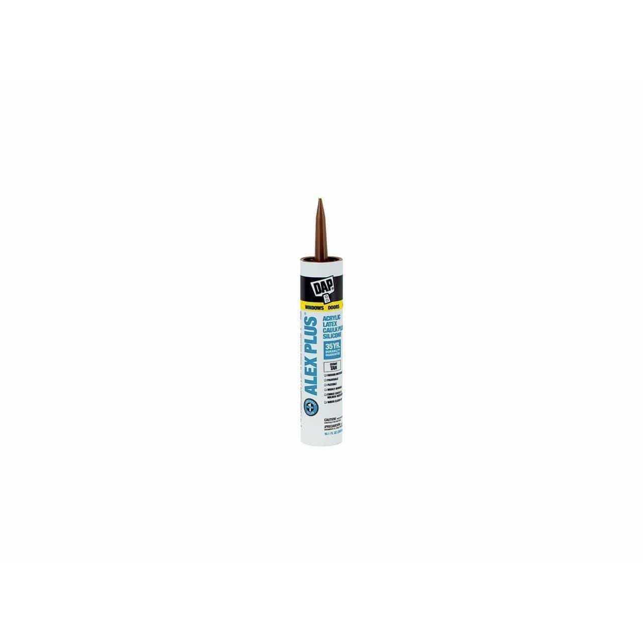 Dap Alex Acrylic Latex Caulk Plus Silicone - Inhomebuy