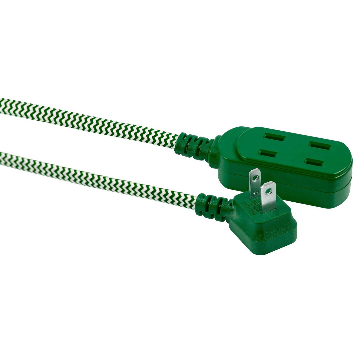 Philips Heavy-Duty Grounded 3-Outlet T-Tap Green - Inhomebuy