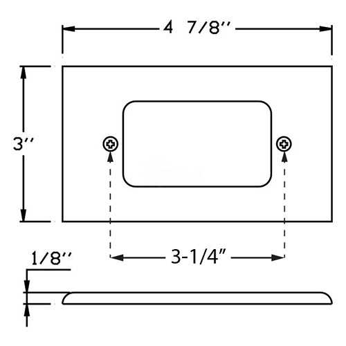 Orbit Step Light Face Plate 7110C - Inhomebuy