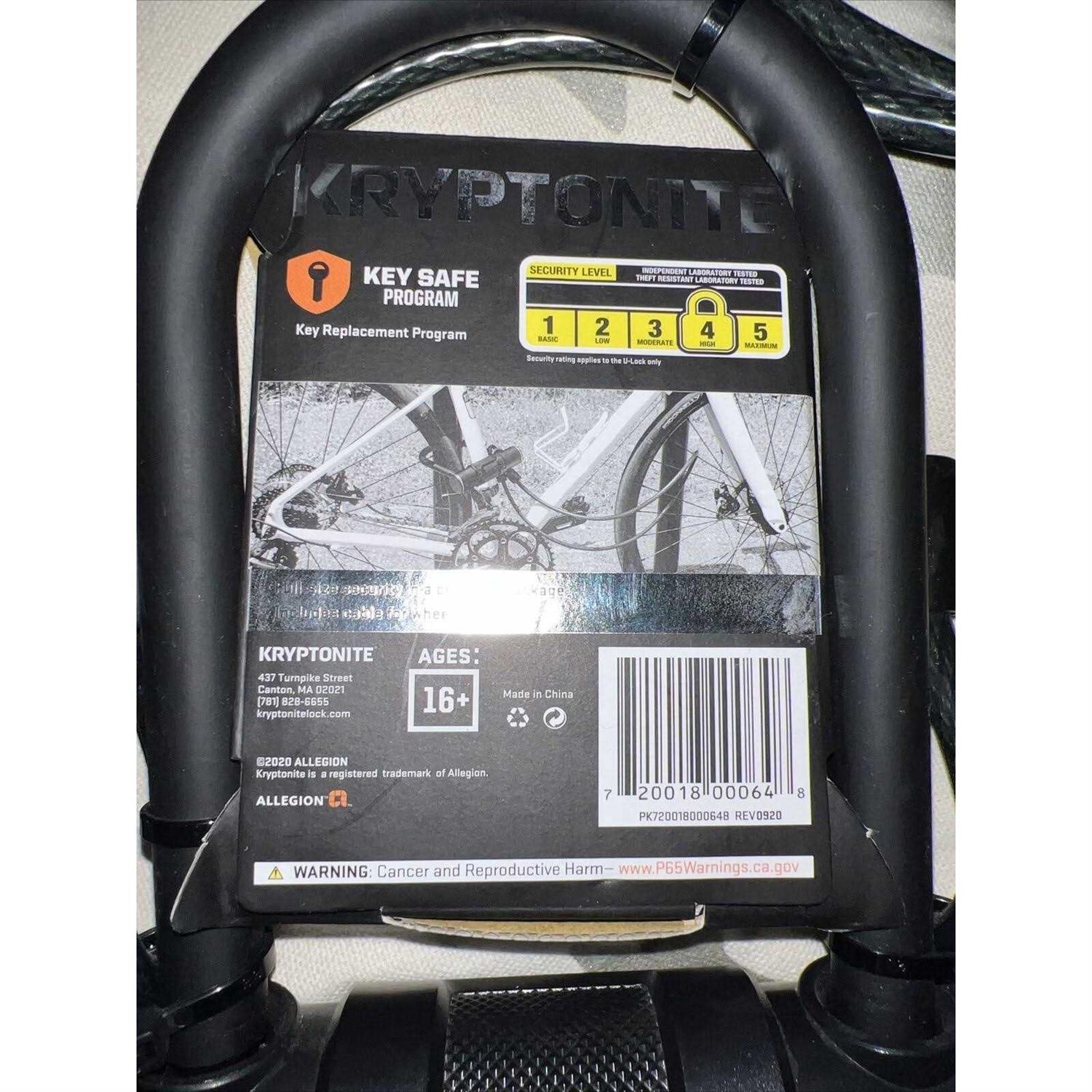 Kryptonite Messenger Mini U-Lock - Inhomebuy