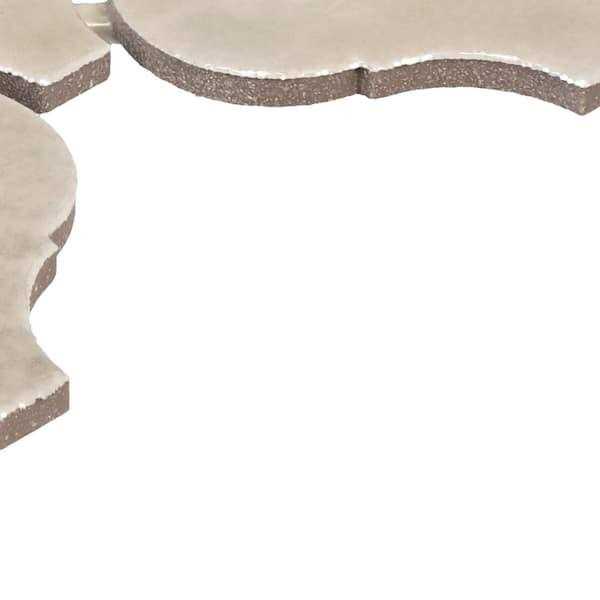 Daltile LuxeCraft Gloss 11 in. x 12 in. Glazed Ceramic Arabesque Mosaic Tile - Inhomebuy