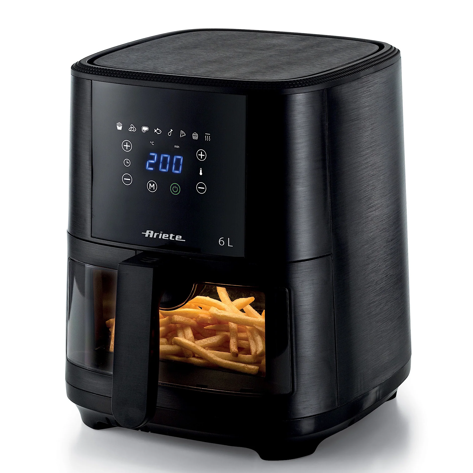 Airfryer With Transparent Basket 6L - Inhomebuy