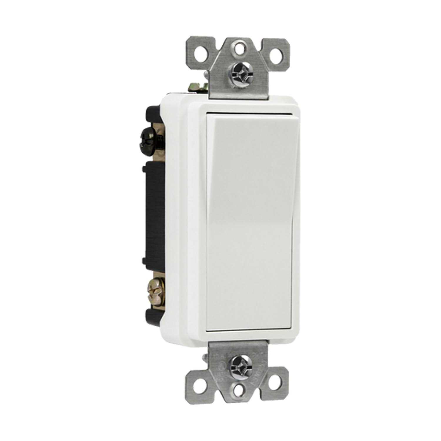 Enerlites 4 Diameter Round Weatherproof Cover Blank Metal Wall Plate for Outdoor Use - Inhomebuy