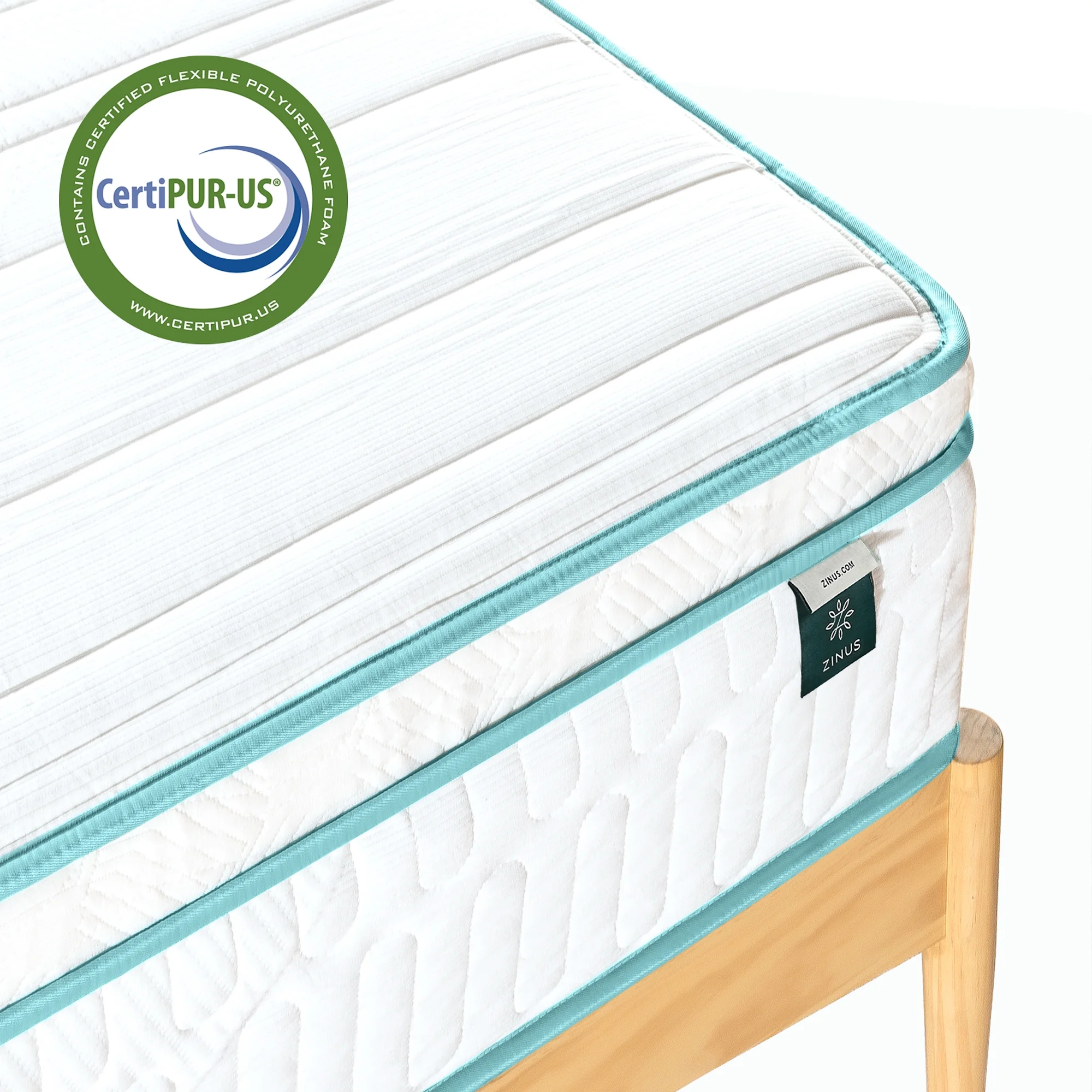 Zinus Green Tea Infused Euro Top 12