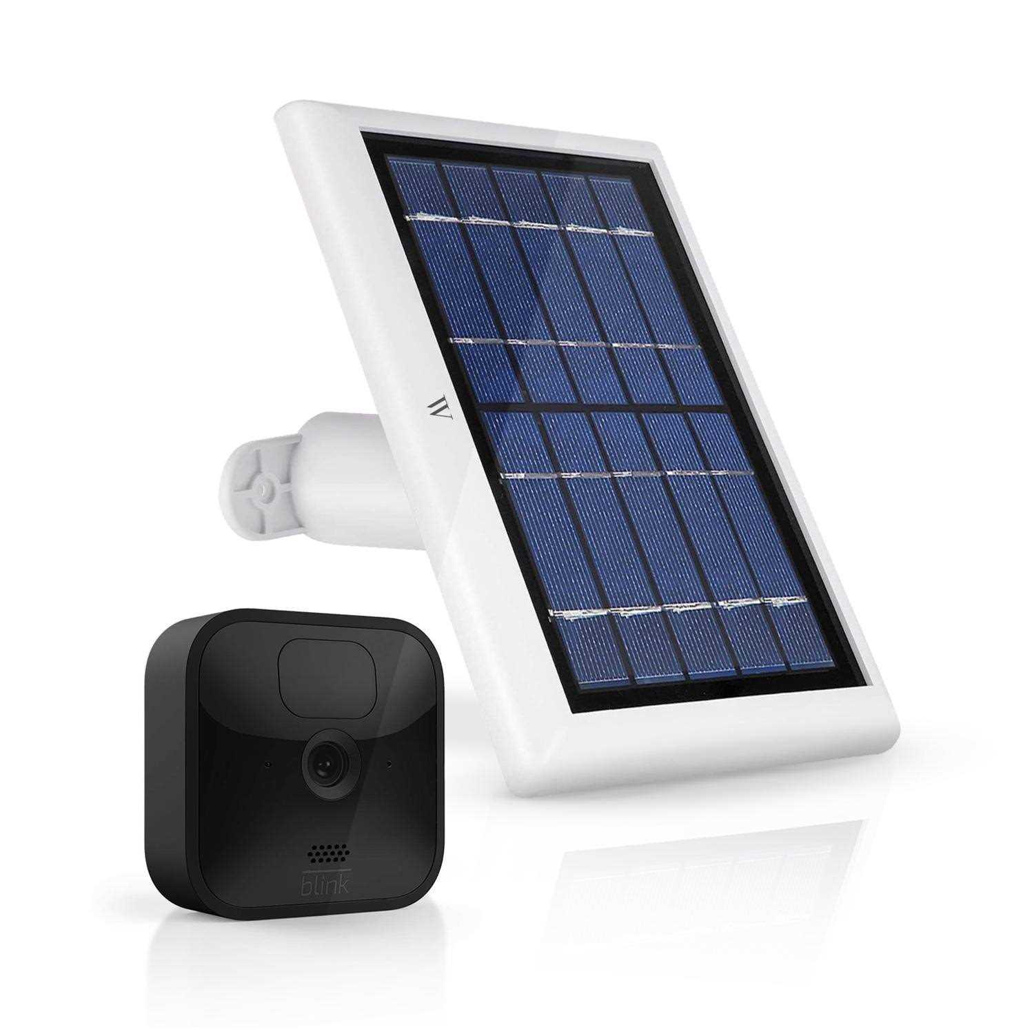 Wasserstein Solar Panel with Internal Battery Compatible with Blink Outdoor, Blink XT and Blink XT2 Outdoor Camera - Inhomebuy