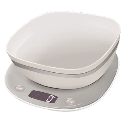 Electronic kitchen scale with bowl - Inhomebuy
