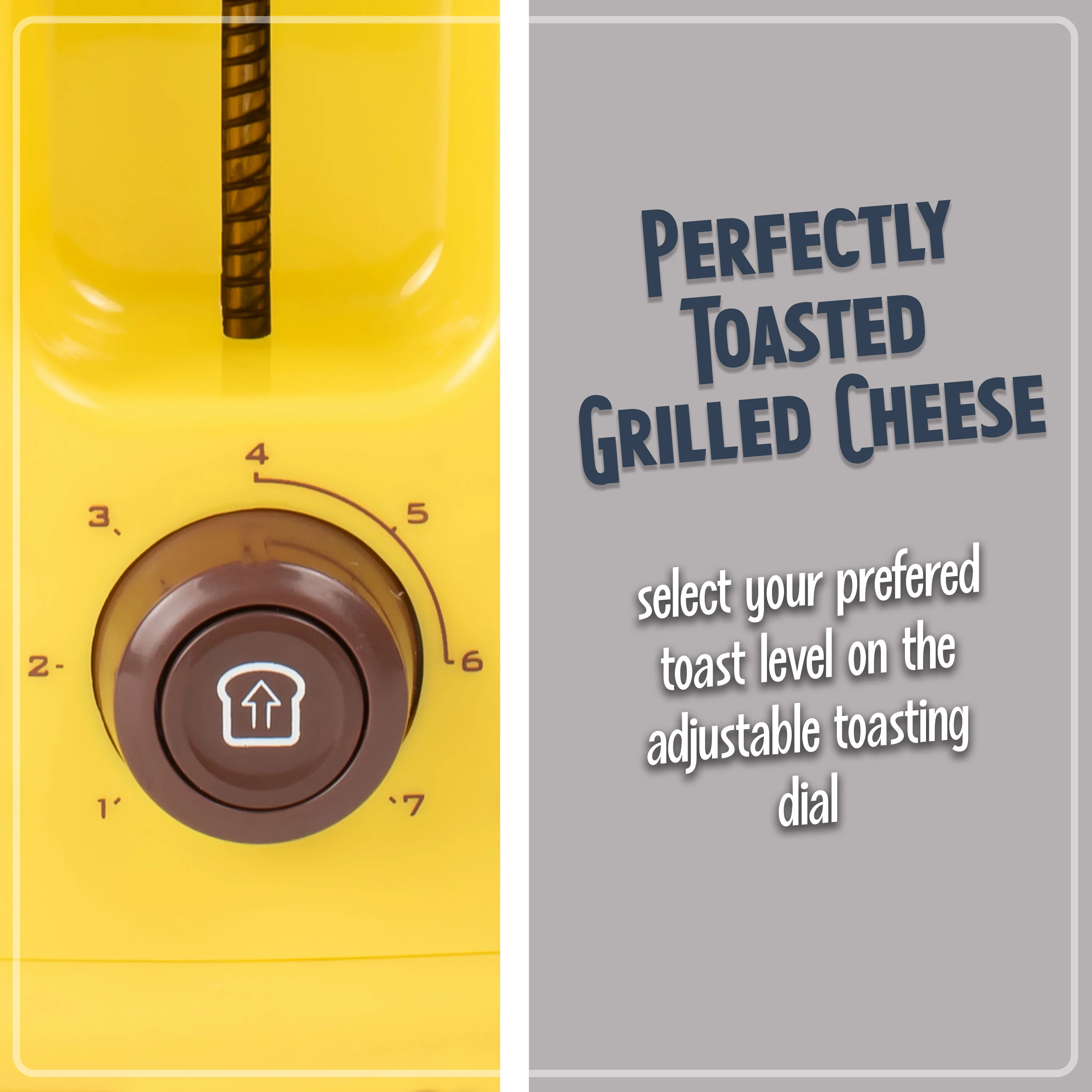 Deluxe Grilled Cheese Sandwich Toaster with Toasting Baskets with Extra Wide Slots - Inhomebuy