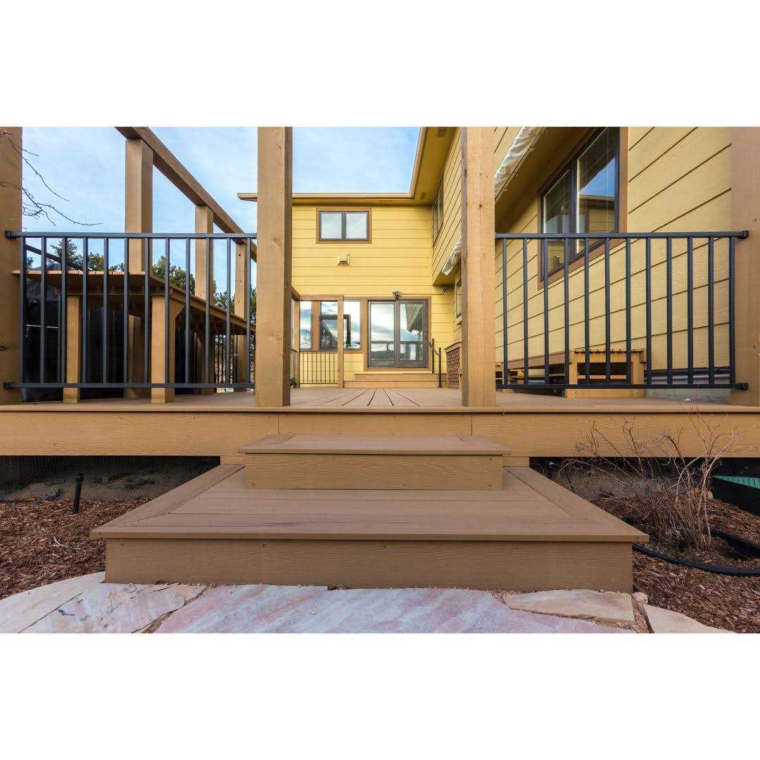 Deckorators Contemporary cable 8-ft x 2.25-in x 3-ft Textured Black Aluminum Deck Cable Rail Kit | 398866 - Inhomebuy