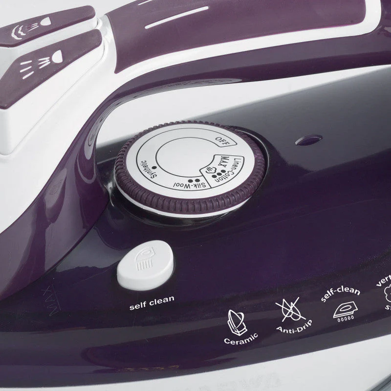 Steam Iron Ceramic 2200W - Inhomebuy