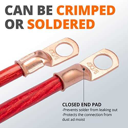 Wirefy Gauge Wire Lugs Copper Cable Lugs - Inhomebuy