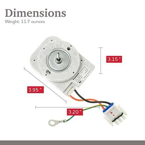 Parts Master Replacement for GE Refrigerator Evaporator Fan Motor - Inhomebuy