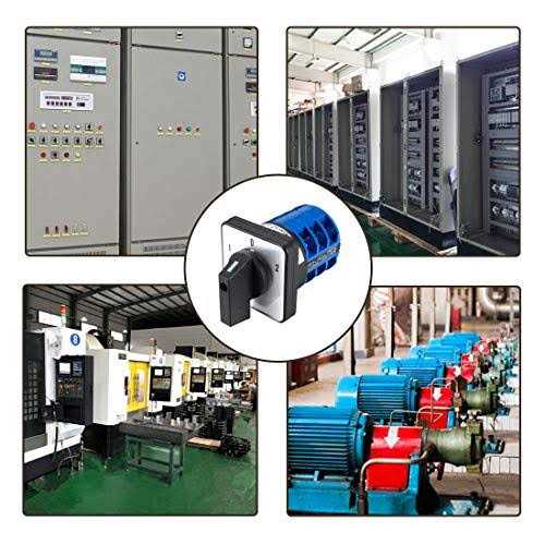 Victorshome Changeover Switch Lw28-32 3 Positions Terminals Universal Rotary Cam Selector Latching Switches 690V 32A - Inhomebuy