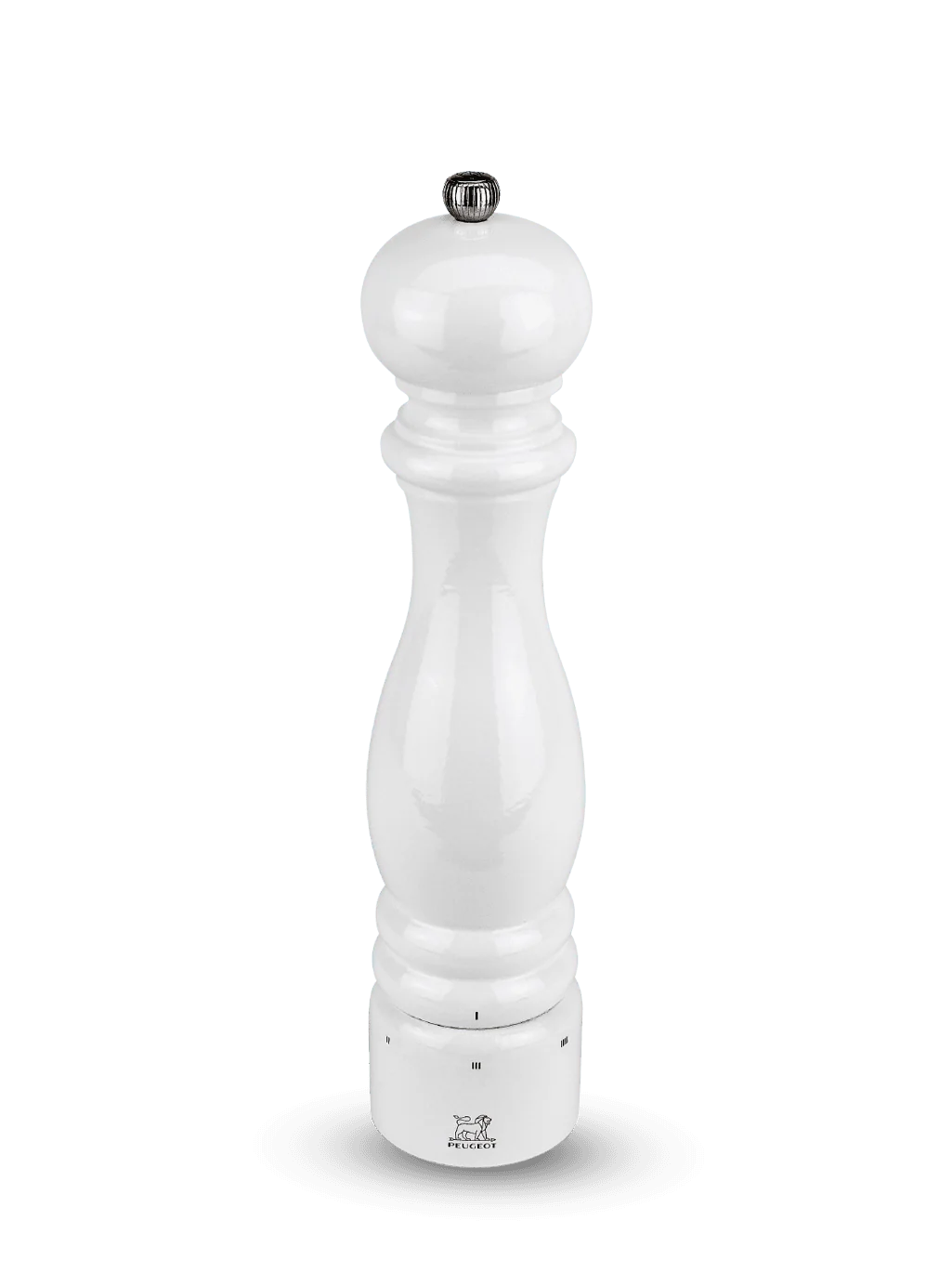 Peugeot Paris u'Select Salt Mill in Wood White Lacquered 30 cm - 12in - Inhomebuy